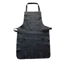 Personalized Genuine Leather Apron – BBQ & Workshop Apron with Name Engraving